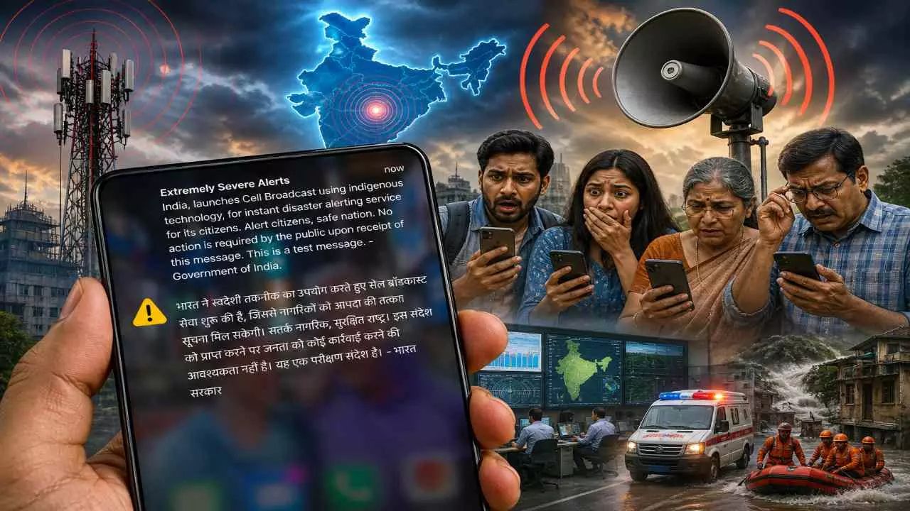 मोबाइल में अचानक बजा तेज सायरन? घबराएं नहीं, सरकार ने किया आपदा अलर्ट सिस्टम का टेस्ट